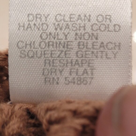 Women’s Handknit Sweater For The Limited Brown Turtleneck Pullover Long Sleeve M - Picture 5 of 5